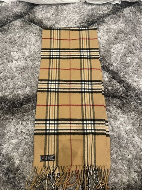 the burberry look|Burberry scarf look alike.